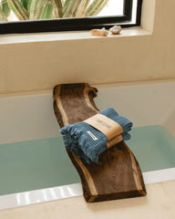 Micro Waffle XL Bath Bundle - Slate Blue