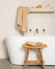Terra Fringeless XL Bath Bundle - Sand - 2 Pack