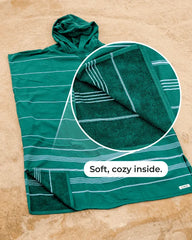 Terra Hooded Poncho Navy