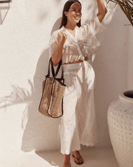 Costa Rica Straw Tote