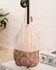 Nippon Daisy Printed Net Market Bag