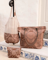 Nippon Daisy Printed Net Market Bag
