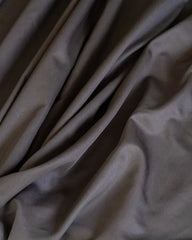 Luxe Sateen Fitted Sheet Steel Grey