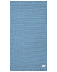 Micro Waffle XL Bath Bundle - Slate Blue