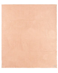 Little Fishies Waffle Blanket - Peach Fuzz