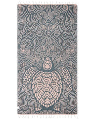Swirl Turtle Dusty Pink