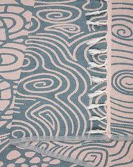 Swirl Turtle Dusty Pink