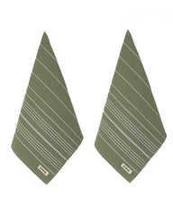 Classic Fringeless Hand Bath Bundle 2 Pack - Hedge Green