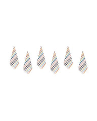Stripe Polka Dot Washcloth Bath Bundle - 6 Pack