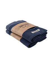 Classic Fringeless Hand Bath Bundle 2 Pack - Navy