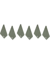 Atom Washcloth Bath Bundle 6 Pack - Hedge Green