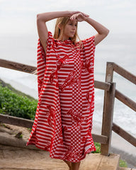 Lobster Hooded Poncho