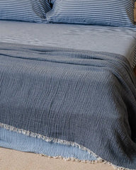 Senna Melange PARTY BLANKET⢠Indigo - King