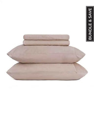 Luxe Sateen Sheet Set Beige