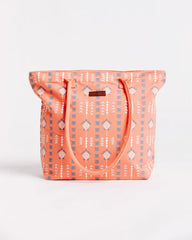 Diamond Mudcloth Beach Tote