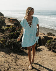 Floral Turtle Cover Up