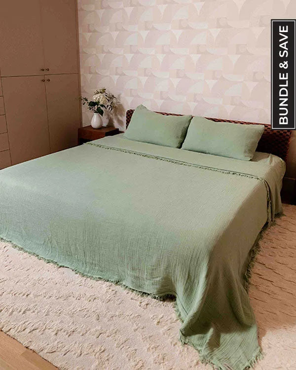 Sage Bedding Set - Queen