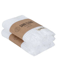 Micro Waffle Hand Bath Bundle - 2 Pack - White