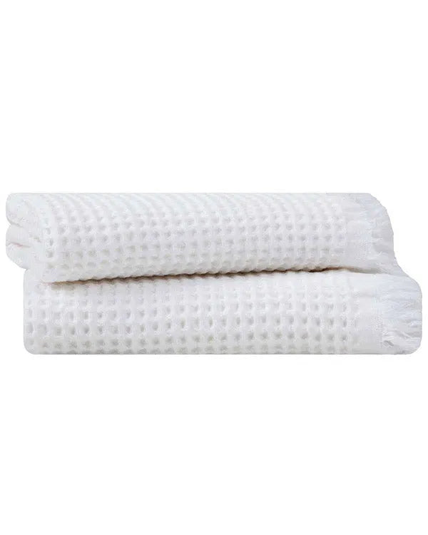 Micro Waffle Hand Bath Bundle - 2 Pack - White