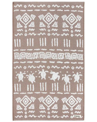 Turtle Mudcloth Hand Bath Bundle - 2 Pack - Taupe