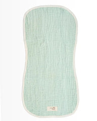Little Fishies Gauze Burping Cloth Bundle - 3 Pack - Seafoam / Peach Fuzz / Natural