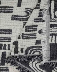 Retro Arches PARTY BLANKETâ¢ Black
