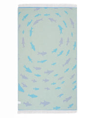 Swirl Shark Kids Towel