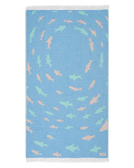 Swirl Shark Kids Towel