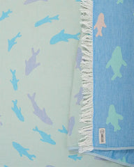 Swirl Shark Kids Towel