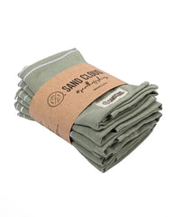 Classic Bath Washcloth Bundle 6 Pack - Sage