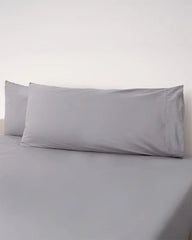 Signature Percale Solid Sheet Set Grey