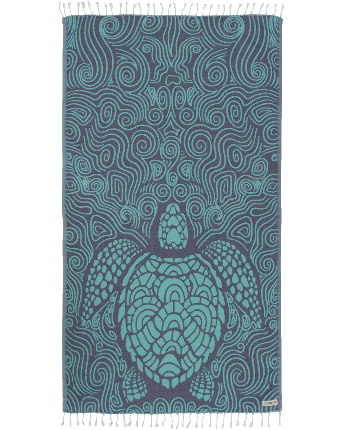 Mint Swirl Turtle Towel